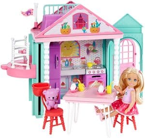 casa de muñecas de barbie con elevador