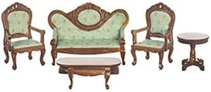 muebles para casa de muñecas victoriana