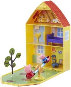 Peppa Pig 06156 - Maletín de Juego Casa y jardín de Peppa