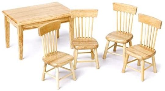 muebles de muñecas de madera