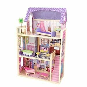 casa de muñecas de madera barbie