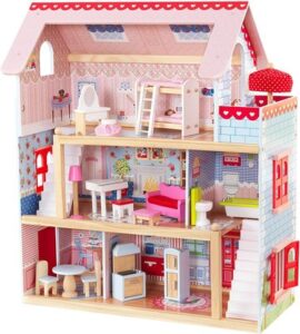 casa madera muñecas kidkraft chelsea