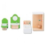 accesorios para casa de muñecas en madera